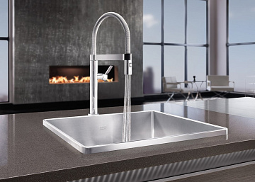 Смеситель для кухни Blanco Culina-S 517598 с гибким изливом