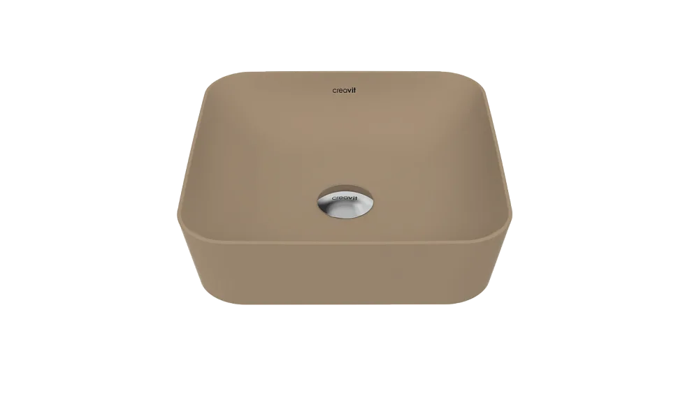 Накладная раковина Creavit Ultra UL040-00CM00E-0000 капучино Sancos — официальный сайт