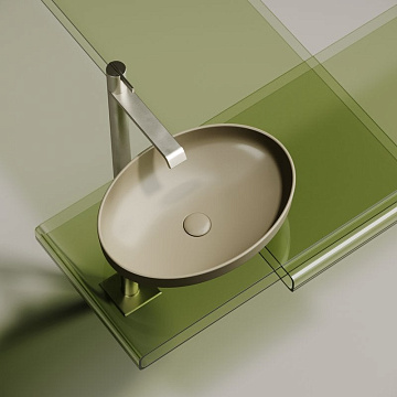 Накладная раковина Ceramicanova Element CN6056MC капучино матовая