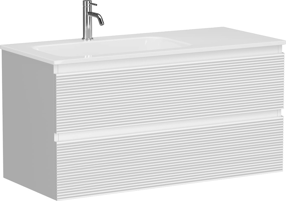 Тумба с раковиной Sancos Folk 100 L bianco