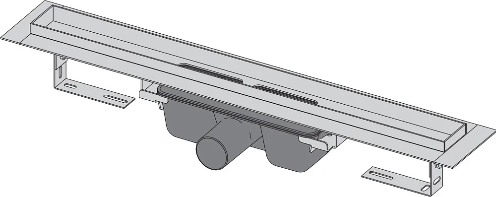 Душевой трап (лоток) AlcaPlast APZ1 APZ6 550 с опорами Sancos — официальный сайт