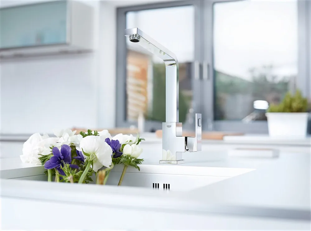 Смеситель для кухни Grohe Eurocube 31255000 Sancos — официальный сайт