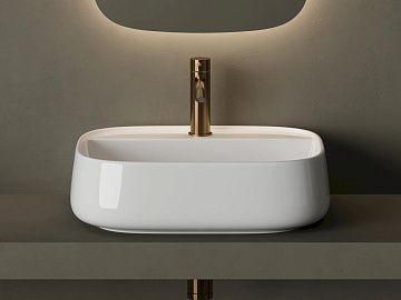 Подвесная раковина для ванной комнаты Ceramicanova Fonte CN5051, белый