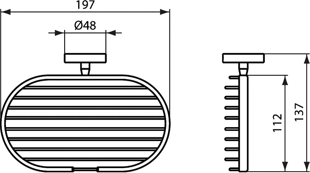 Полка Ideal Standard IOM хром Sancos — официальный сайт