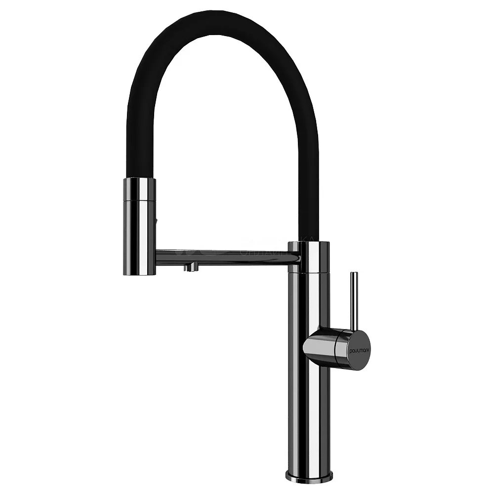 Смеситель для кухни Paulmark Ganymede Ga213199-CR с гибким изливом, хром Sancos — официальный сайт