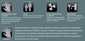 Система инсталляции для унитазов TECE Lux TECElux 9600400, с системой удаления запахов