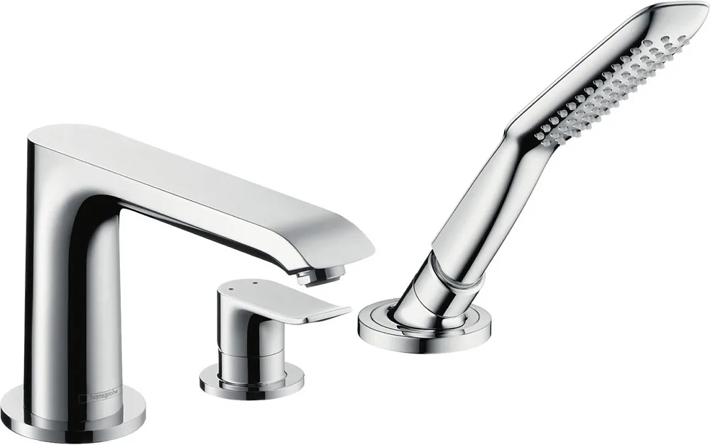 Смеситель на борт ванны Hansgrohe Metris 31190000 Sancos — официальный сайт