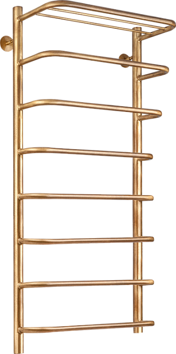 Полотенцесушитель водяной Secado Мерида 2 50x100, бронза