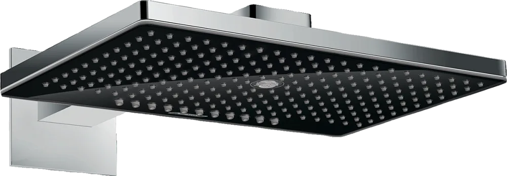 Верхний душ Hansgrohe Rainmaker Select 460 24007600 черный - хром Sancos — официальный сайт