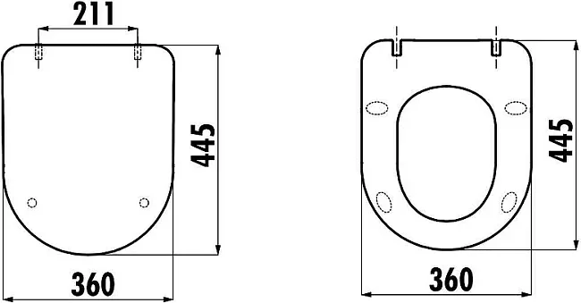 Крышка-сиденье Creavit Duck KC0903.01.0100E с микролифтом, ультратонкая, белая Sancos — Оригинал