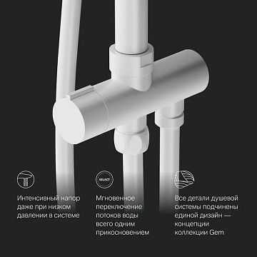Душевая стойка AM.PM Gem F0790033