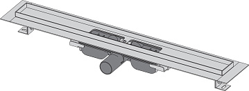 Душевой трап (лоток) AlcaPlast APZ101 550, с опорами
