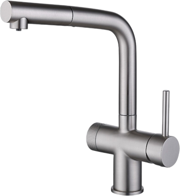 Смеситель для кухни Emar Steel ЕС - 7026 Satin