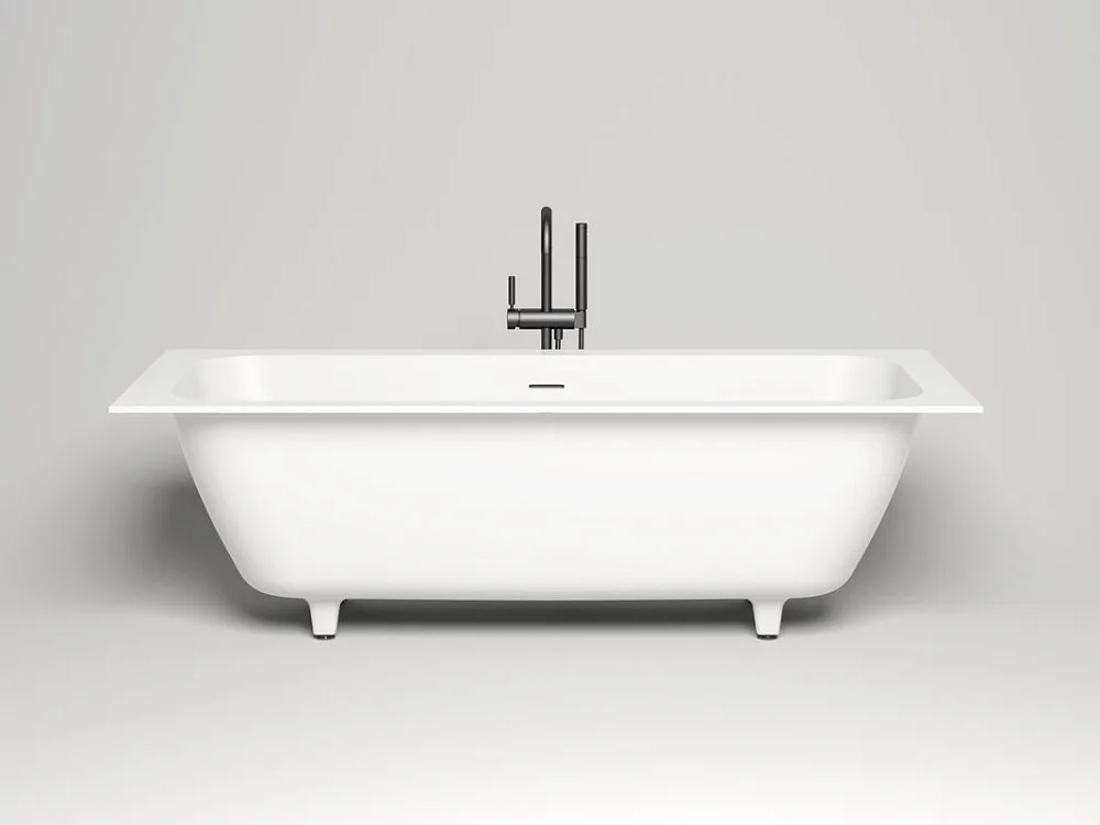 Ванна из искусственного камня Salini Orlanda Axis Kit S-Sense 180x80 см, встраиваемая, матовая белая Sancos — официальный сайт