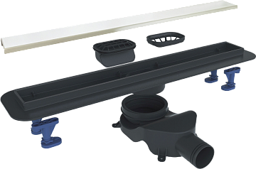 Душевой трап (лоток) BelBagno Luce BB-LD-LUCE-80-BIANCO 75 см, матовый белый