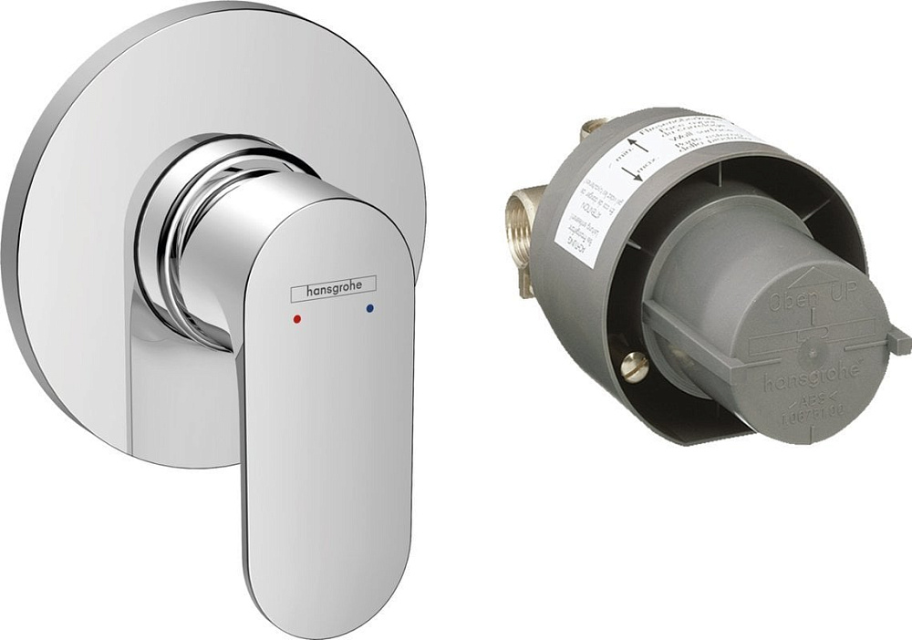 Встраиваемый смеситель Hansgrohe Rebris S 72648000 С ВНУТРЕННЕЙ ЧАСТЬЮ, хром
