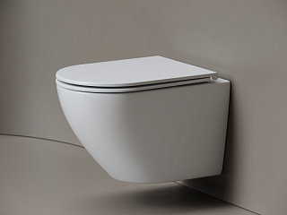 Унитаз подвесной Ceramicanova Whirl CN11007T белый 