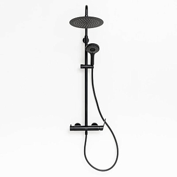 Душевая стойка Clever Panam Evo Xtreme 61019, черный