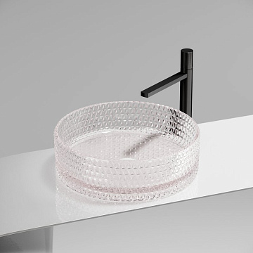 Накладная раковина Ceramicanova Cristal CN6061 розовая