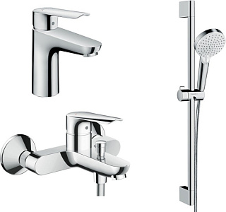 Комплект для ванной Hansgrohe Logis SET Logis E 100 (c)