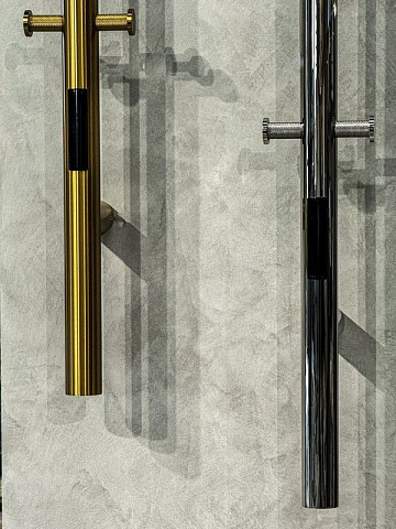 Полотенцесушитель электрический Boheme Uno 726-GM 150x12, gun metal