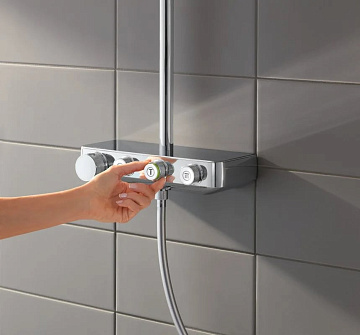 Душевая стойка Grohe Euphoria SmartControl 310 Duo 26507000, с термостатом