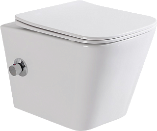 Унитаз подвесной BelBagno Due BB3103CHR-BS/SC