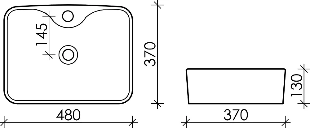 Накладная раковина Ceramicanova Element CN6033 Sancos — официальный сайт
