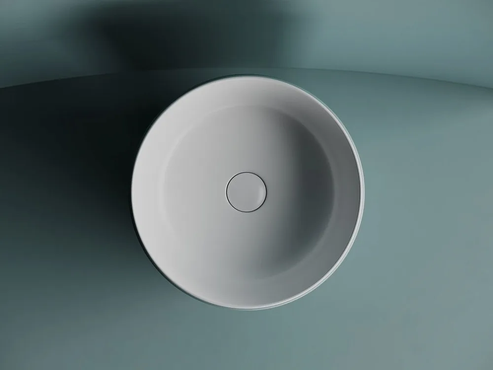 Накладная раковина Ceramicanova Element CN6073MW матовая белая Sancos — официальный сайт
