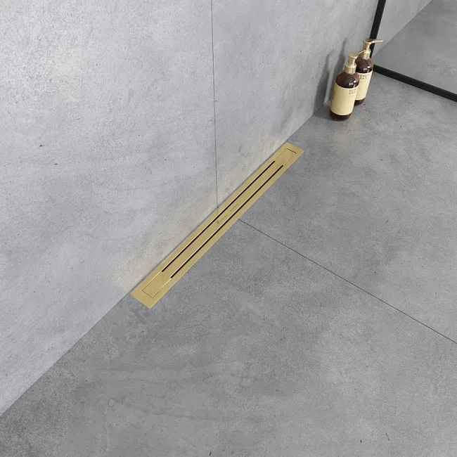 Душевой трап (лоток) Boheme Premium Trendy 60 см, золото Sancos — Оригинал