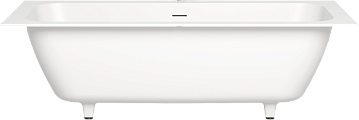 Ванна из искусственного камня Salini Orlanda Axis Kit S-Sense 180x80 см, встраиваемая, матовая белая