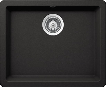 Мойка кухонная Schock Quadro 701047U 60 (N-100) Cristalite неро