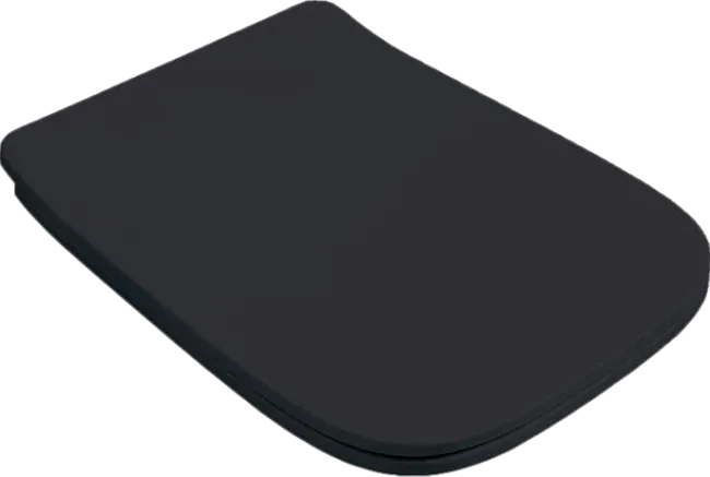 Крышка-сиденье ArtCeram A16 Slim ASA001 17 71, с микролифтом, черная матовая Sancos — Оригинал