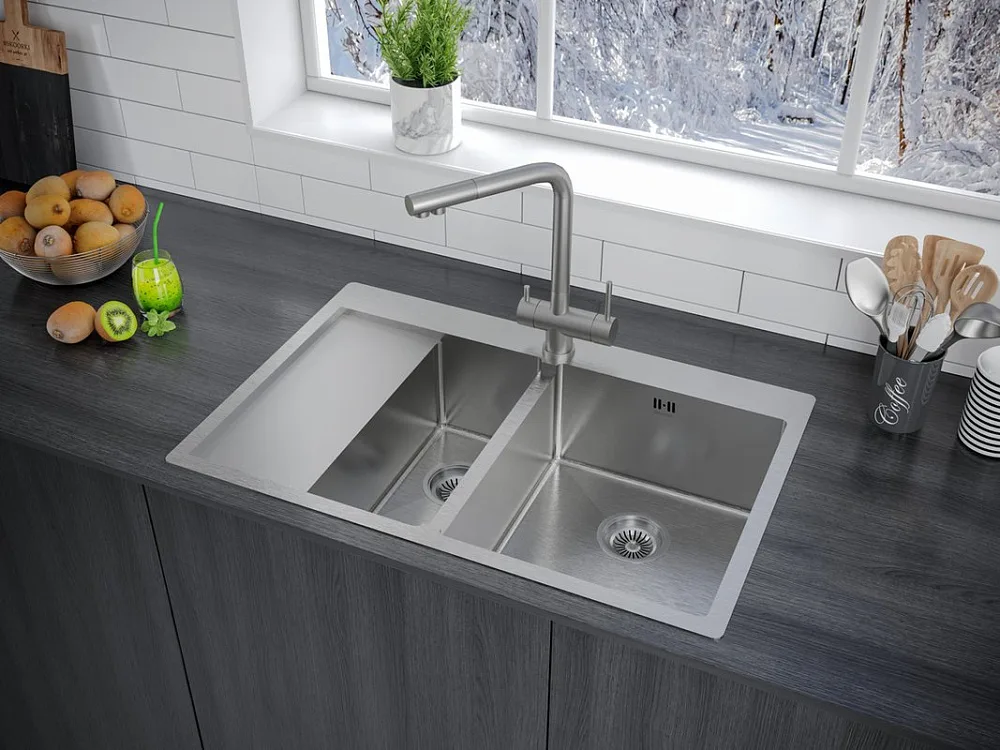 Смеситель для кухни Paulmark Skalen Sk213020-SS Sancos — официальный сайт