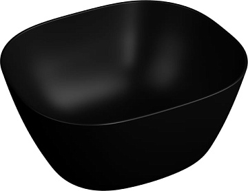 Накладная раковина VitrA Plural 7811B483-0016 высокая, матовая чёрная