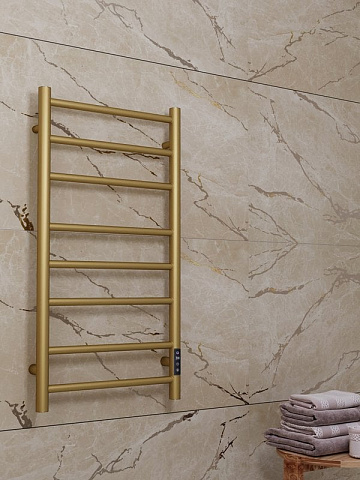 Полотенцесушитель электрический APEXTERMO Стелла ST00184GLB 800x400, золотой матовый
