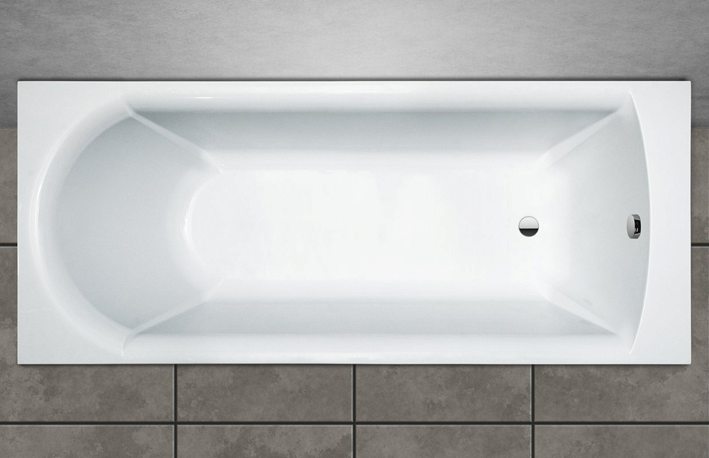 Ванна из искусственного камня Marmo Bagno Глория 150x70 см, пристенная, белая, на ножках