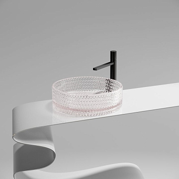 Накладная раковина Ceramicanova Cristal CN6061 розовая