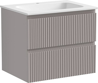 Тумба под раковину Sancos Snob R 60 подвесная Doha soft (пыльная роза), SNR60SM
