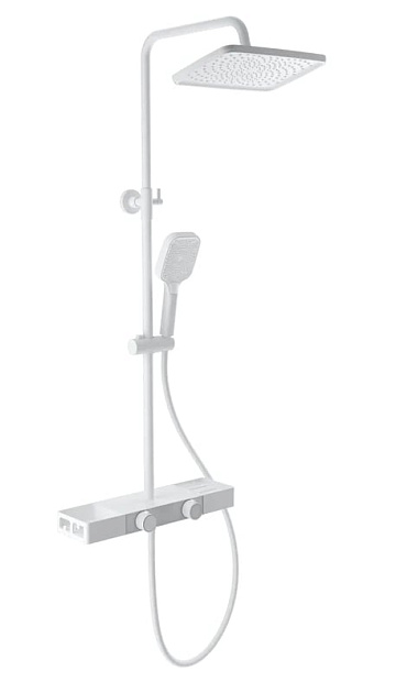 Душевая стойка Wonzon & Woghand Shelf WW-B3552-MW, матовая белая