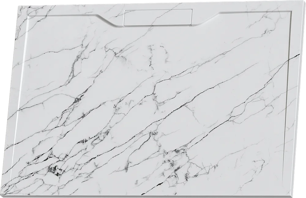 Поддон для душа RGW Stone Tray STE MW 100x80, белый мрамор Sancos — официальный сайт