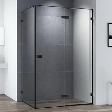 Душевой уголок Cezares Bellagio BELLAGIO-AH-1-120/90-C-NERO 120х90, черный