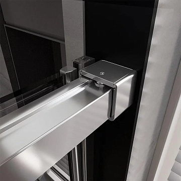 Душевой уголок Veconi Premium Trento PTC-SP-40CH 120x80, профиль хром, стекло прозрачное