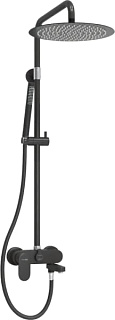 Душевая стойка Wasserkraft Elbe 7400 A174.160.217.CB, черная