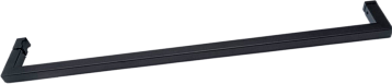 Душевая дверь в нишу Abber Schwarzer Diamant AG30130BMH 130 см, профиль черный, стекло матовое