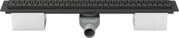 Душевой трап (лоток) MCH Chudej Medium CHPA650MC 65 см, матовый черный
