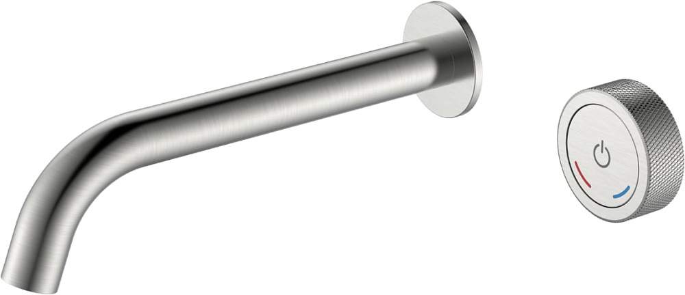 Смеситель для раковины Boheme Tech 158/2-NB С ВНУТРЕННЕЙ ЧАСТЬЮ, nikel brush