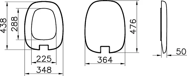 Крышка-сиденье VitrA Plural 126-003-009 с микролифтом Sancos — Оригинал