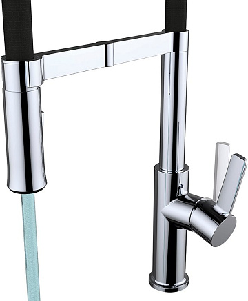 Смеситель для кухни Clever Chef 61100 с гибким изливом