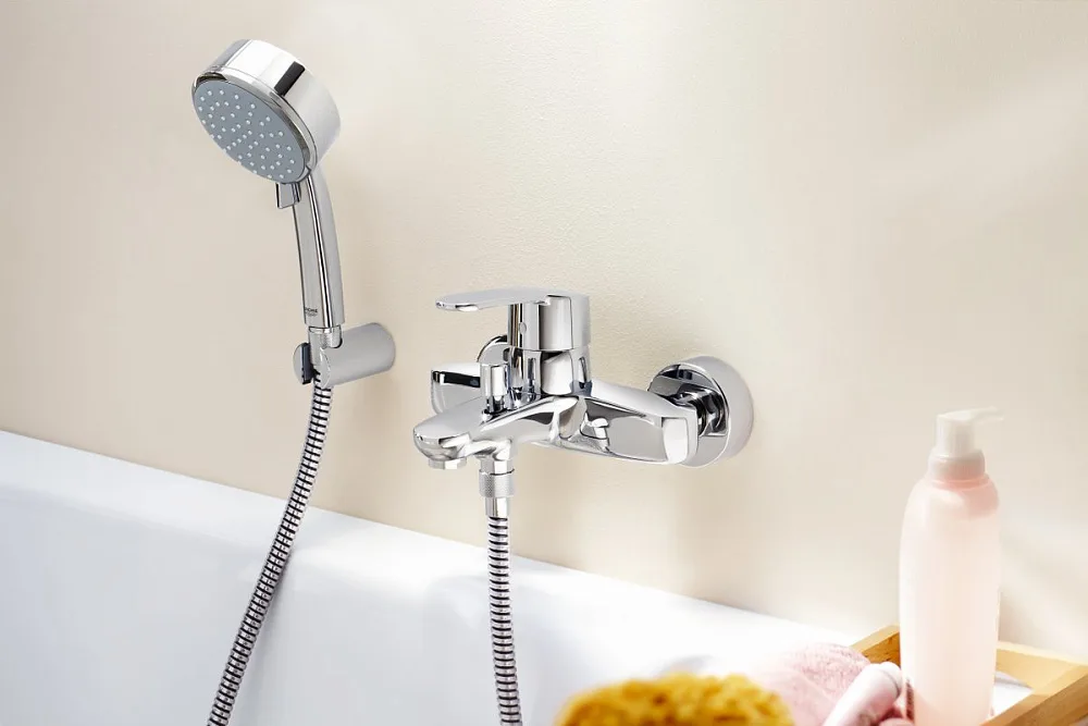 Смеситель для ванны с душем Grohe Eurostyle Cosmopolitan 33591002 Sancos — официальный сайт